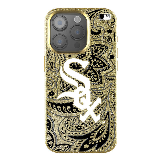 Chicago White Sox Paisley Bling Phone Case-0