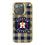 Houston Astros Plaid Bling Phone Case-0