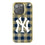 New York Yankees Plaid Bling Phone Case-0