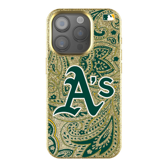 Oakland Athletics Paisley Bling Phone Case-0