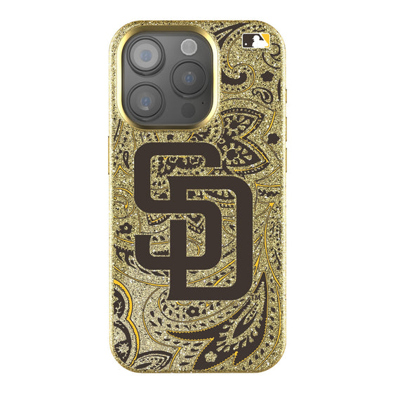 San Diego Padres Paisley Bling Phone Case-0