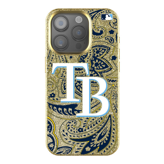 Tampa Bay Rays Paisley Bling Phone Case-0