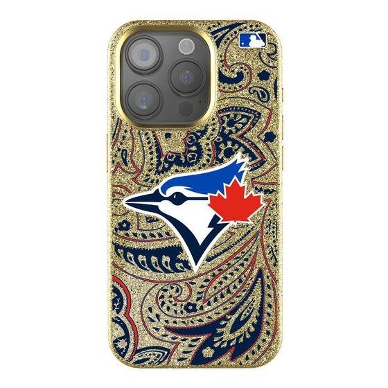 Toronto Blue Jays Paisley Bling Phone Case-0