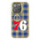 Philadelphia 76ers Plaid Bling Phone Case-0