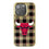 Chicago Bulls Plaid Bling Phone Case-0