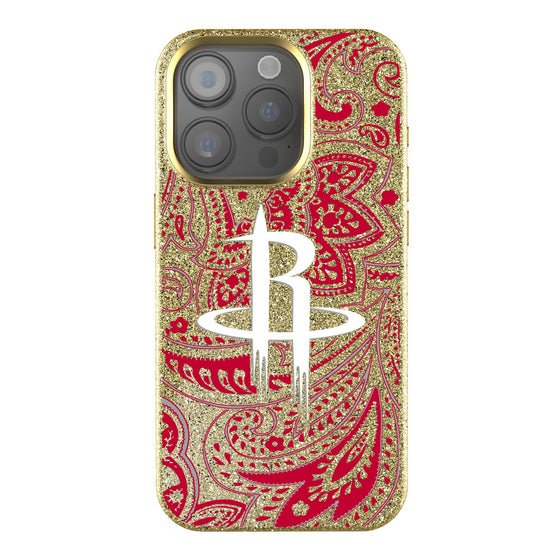 Houston Rockets Paisley Bling Phone Case-0