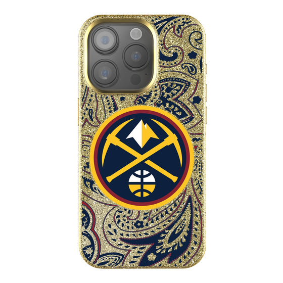 Denver Nuggets Paisley Bling Phone Case-0