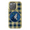 Minnesota Timberwolves Plaid Bling Phone Case-0