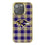 Baltimore Ravens Plaid Bling Phone Case-0