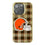 Cleveland Browns Plaid Bling Phone Case-0