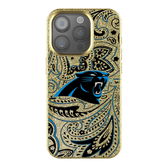 Carolina Panthers Paisley Bling Phone Case-0