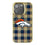 Denver Broncos Plaid Bling Phone Case-0