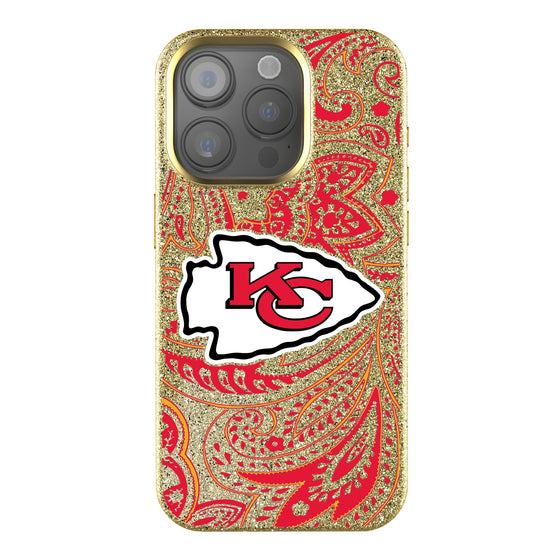 Kansas City Chiefs Paisley Bling Phone Case-0