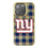 New York Giants Plaid Bling Phone Case-0