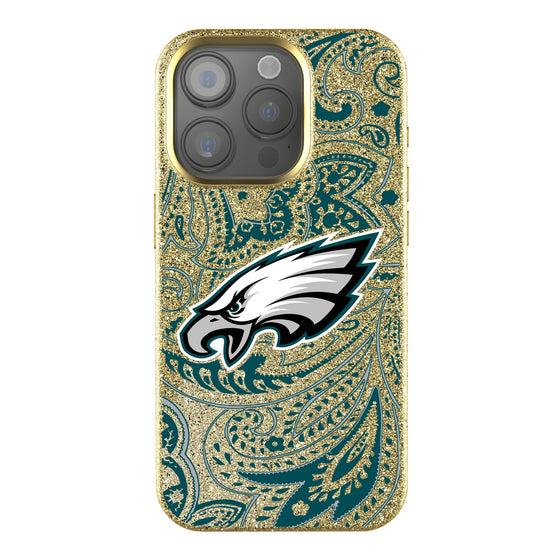 Philadelphia Eagles Paisley Bling Phone Case-0