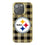 Pittsburgh Steelers Plaid Bling Phone Case-0