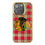 Chicago Blackhawks Plaid Bling Phone Case-0