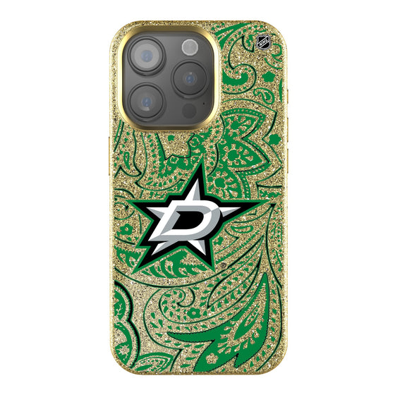 Dallas Stars Paisley Bling Phone Case-0