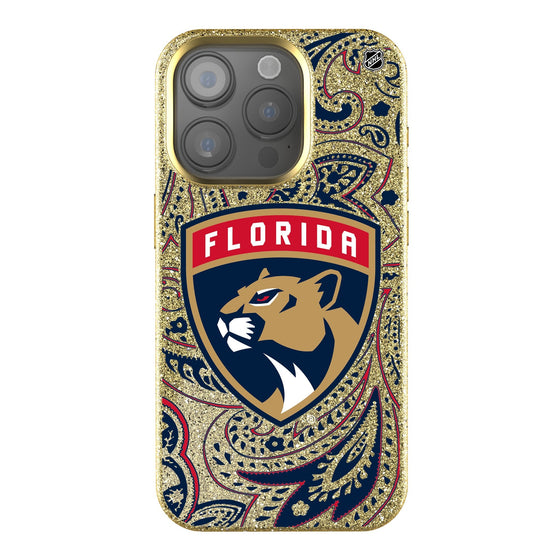 Florida Panthers Paisley Bling Phone Case-0