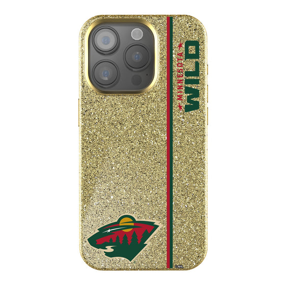 Minnesota Wild Sidebar Bling Phone Case-0