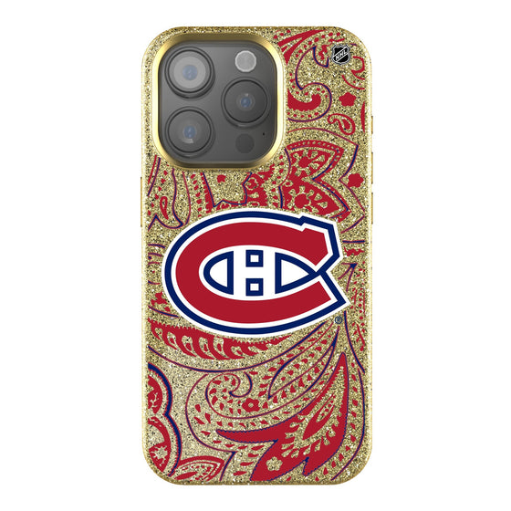 Montreal Canadiens Paisley Bling Phone Case-0