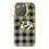 Nashville Predators Plaid Bling Phone Case-0