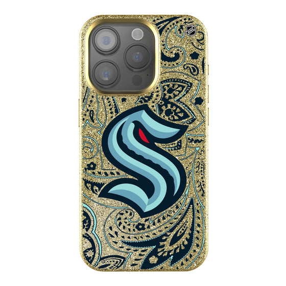 Seattle Kraken Paisley Bling Phone Case-0