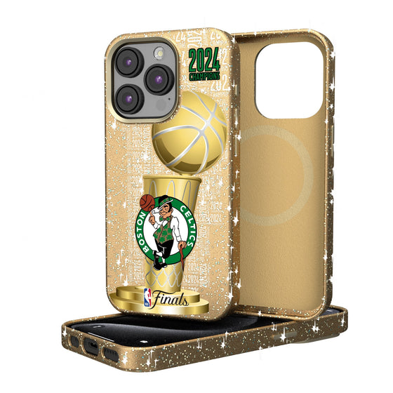 Boston Celtics 2024 NBA Champions Bling Phone Case-0