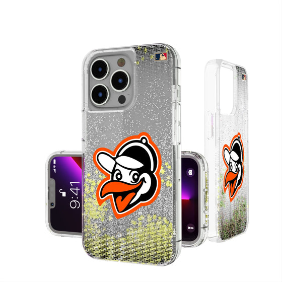 Baltimore Orioles 1955 - Cooperstown Collection Linen Glitter Phone Case-0