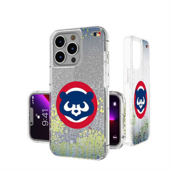 Chicago Cubs Home 1979-1993 - Cooperstown Collection Linen Glitter Phone Case-0