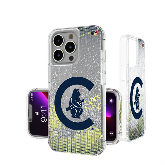 Chicago Cubs 1911-1912 - Cooperstown Collection Linen Glitter Phone Case-0