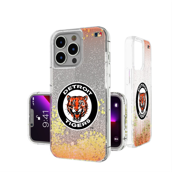 Detroit Tigers 1961-1963 - Cooperstown Collection Linen Glitter Phone Case-0