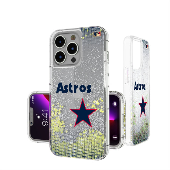 Houston Astros 1975-1981 - Cooperstown Collection Linen Glitter Phone Case-0