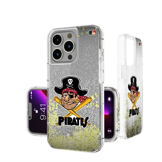 Pittsburgh Pirates 1958-1966 - Cooperstown Collection Linen Glitter Phone Case-0