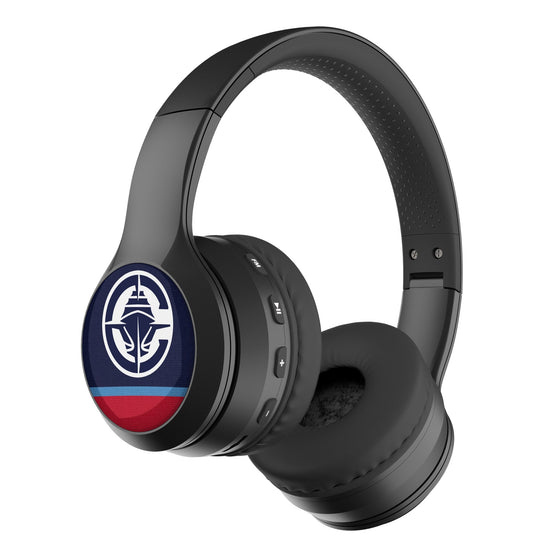 Los Angeles Clippers Stripe Wireless Over-Ear BT Headphones With Case-0