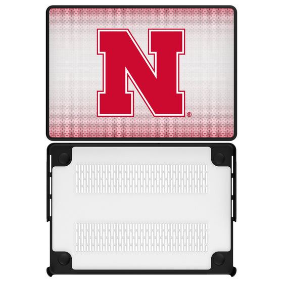 University of Nebraska Huskers Block N Linen Laptop Case-0