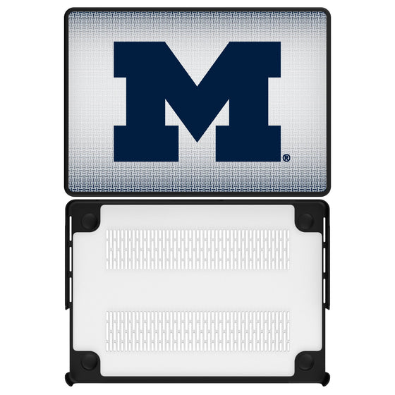 University of Michigan Wolverines Linen Laptop Case-0