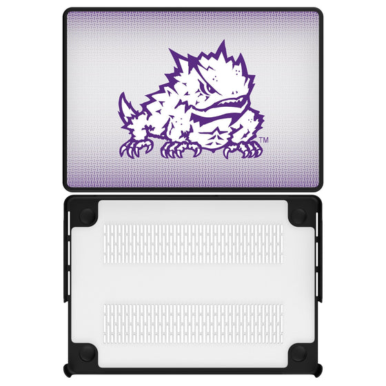 Texas Christian University Horned Frogs Athletic Frog Linen Laptop Case-0