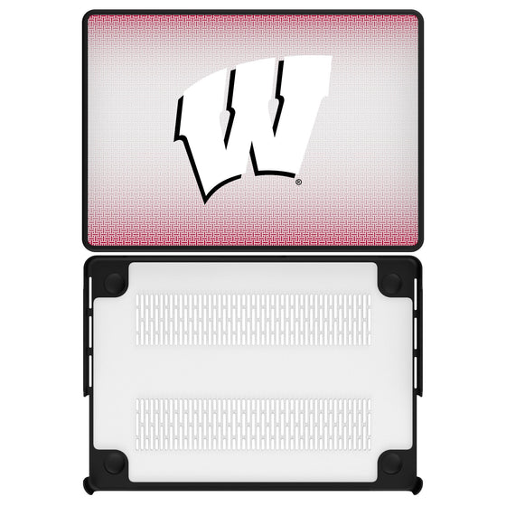 University of Wisconsin Badgers Linen Laptop Case-0