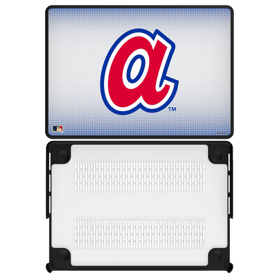 Atlanta Braves 1972-1980 - Cooperstown Collection Linen Laptop Case-0