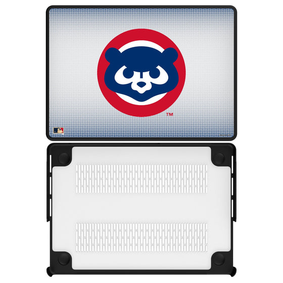 Chicago Cubs Home 1979-1993 - Cooperstown Collection Linen Laptop Case-0