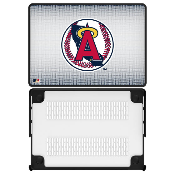 LA Angels 1986-1992 - Cooperstown Collection Linen Laptop Case-0