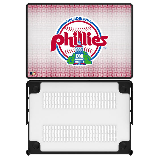 Philadelphia Phillies 1984-1991 - Cooperstown Collection Linen Laptop Case-0