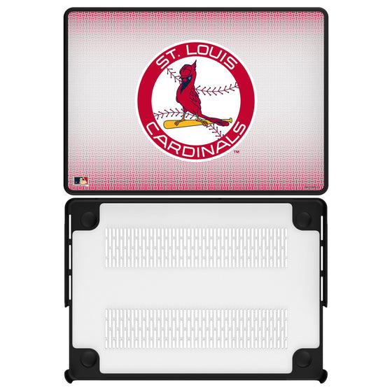 St Louis Cardinals 1966-1997 - Cooperstown Collection Linen Laptop Case-0