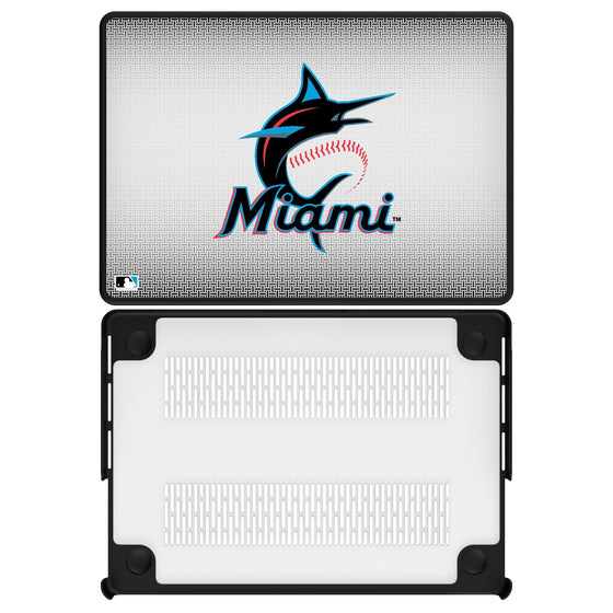 Miami Marlins Linen Laptop Case-0