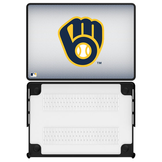 Milwaukee Brewers Linen Laptop Case-0