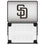 San Diego Padres Linen Laptop Case-0