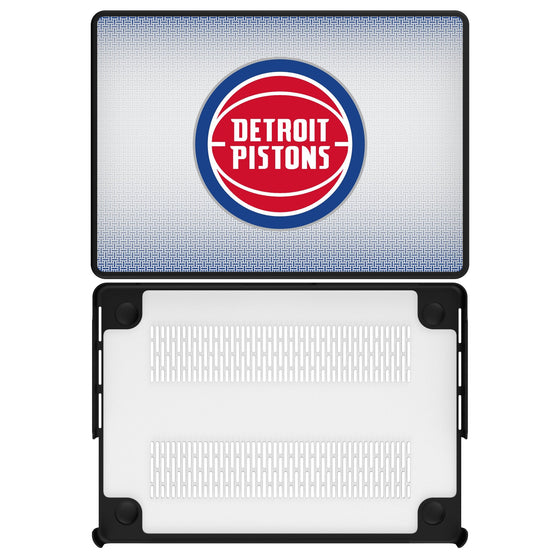 Detroit Pistons Linen Laptop Case-0