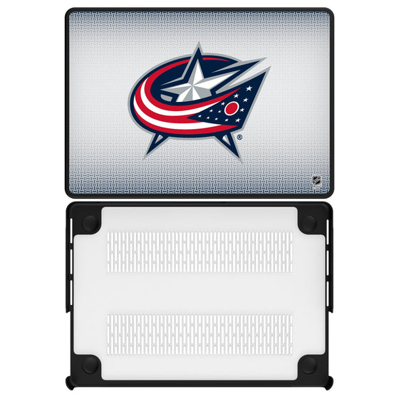 Columbus Blue Jackets Linen Laptop Case-0