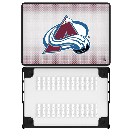 Colorado Avalanche Linen Laptop Case-0